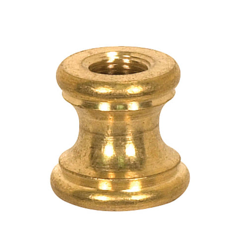 Satco 90-2166, Solid Brass Neck And Spindle, Unfinished, 7/8" x 13/16", 1/8 IP Tapped