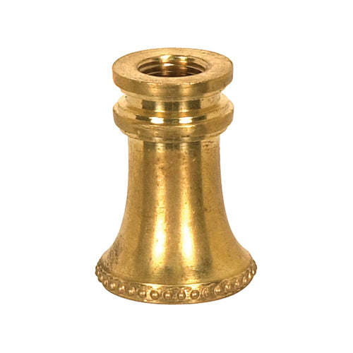 Satco 90-2169, Solid Brass Neck And Spindle, Unfinished, 7/8" x 1-1/4", 1/8 IP Slip