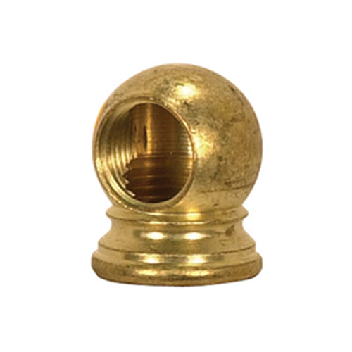 Satco 90-2172, Brass Ball Armback, Unfinished, 5/8" x 3/4", 1/8 IP x1/8 IP