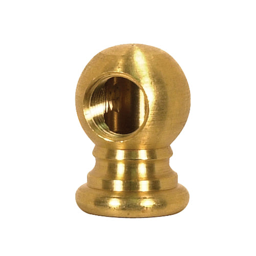 Satco 90-2173, Brass Ball Armback, Unfinished, 3/4" x 1-1/16", 1/8 IP x 1/8 IP