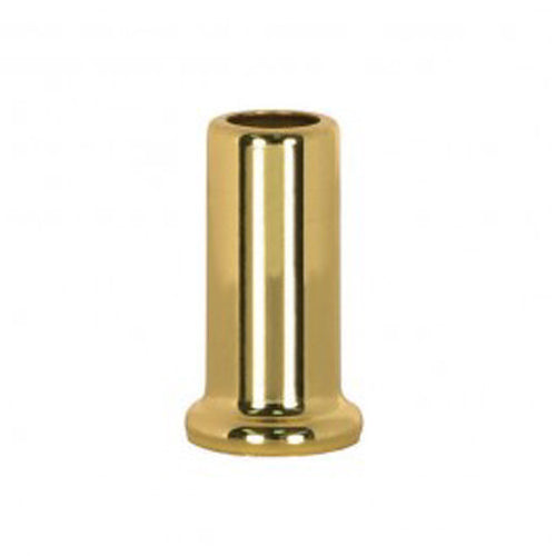 Satco 90-2194, Flanged Steel Neck, 1-1/2" Height, 7/8" Bottom, Brass Plated Finish, 10 Packs