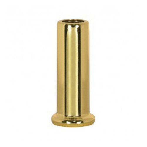 Satco 90-2195, Flanged Steel Neck, 2" Height, 7/8" Bottom, Brass Plated Finish, 10 Packs