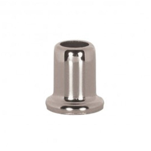 Satco 90-2214, Flanged Steel Neck, 1" Height, 7/8" Bottom, Nickel Plated Finish, 10 Packs