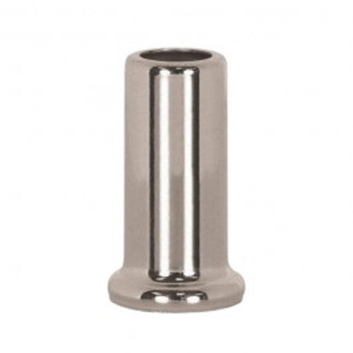 Satco 90-2216, Flanged Steel Neck, 1-1/2" Height, 7/8" Bottom, Nickel Plated Finish, 10 Packs