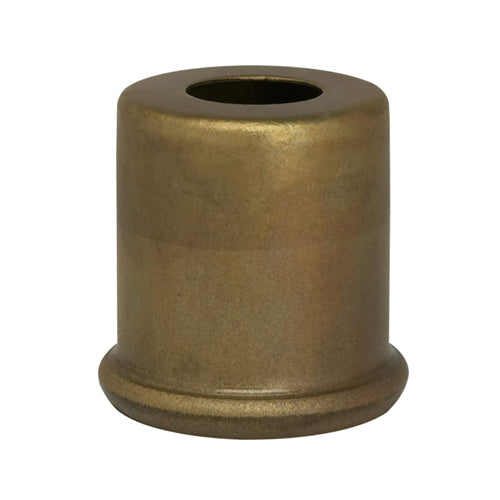 Satco 90-2222, Solid Brass Spacer, 7/16" Hole, 1" Height, 7/8" Diameter, 1" Base Diameter, Unfinished