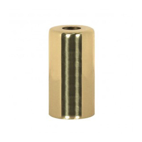 Satco 90-2227, Solid Brass Candle Cup, 7/16" Hole, 1-7/8" Height, 1" Diameter, Polished And Lacquered