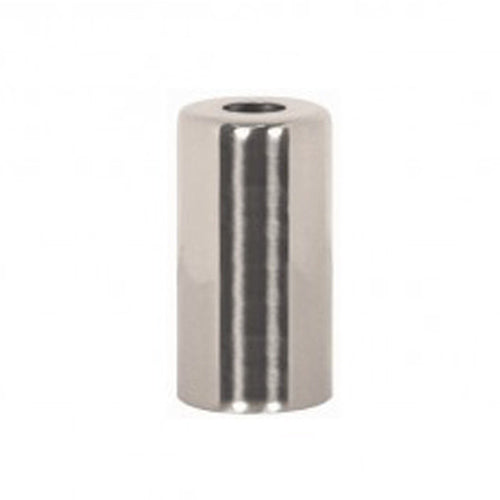 Satco 90-2228, Solid Brass Candle Cup, 7/16" Hole, 1-7/8" Height, 1" Diameter, Polished Nickel