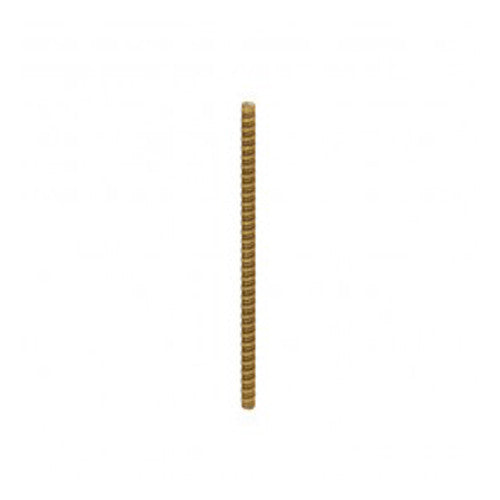 Satco 90-2234, 1/8 IP Solid Brass Nipple, Unfinished, 36" Length, 3/8" Wide