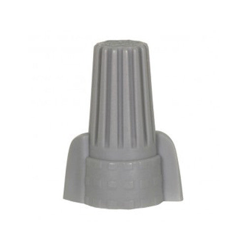 Satco 90-2240, Wire Connector With Spring Inserts, For 105°C Supply Wire, 600 Volt, 4 #12 Max, Gray Finish, 100 Packs
