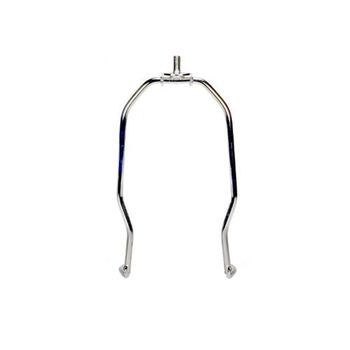 Satco 90-2249, Heavy Duty Harp, 7" Height, 1/4-27 Thread, Polished Nickel Finish, 10 Packs