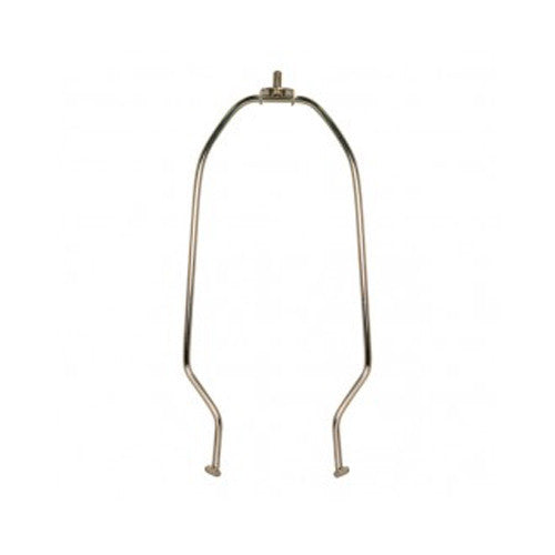 Satco 90-2255, Heavy Duty Harp, 10" Height, 1/4-27 Thread, Polished Nickel Finish, 10 Packs