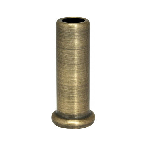 Satco 90-2274, Flanged Steel Neck, 2" Height, 7/8" Bottom, Antique Brass Finish, 10 Packs