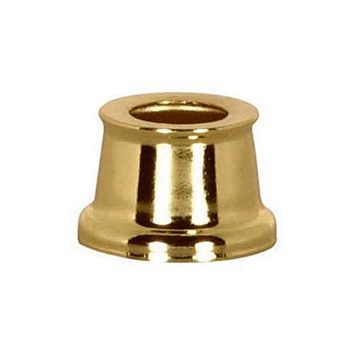 Satco 90-2276, Flanged Steel Neck, 9/16" Hole, 9/16" Height, 11/16" Top, 7/8" Bottom, Antique Brass Finish, 10 Packs