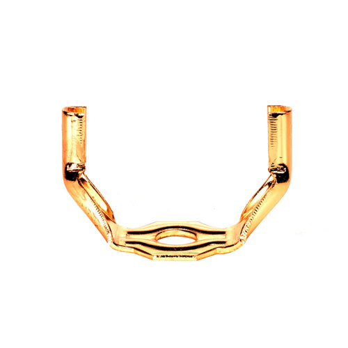 Satco 90-2293, 1/8 IP, Light Duty Saddle, Brass Plated, 10 Packs