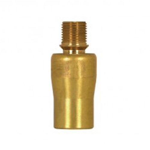 Satco 90-2329, Solid Brass Stop Swivel, 1/8 M x 1/4 F, 1-5/8" Height, Unfinished