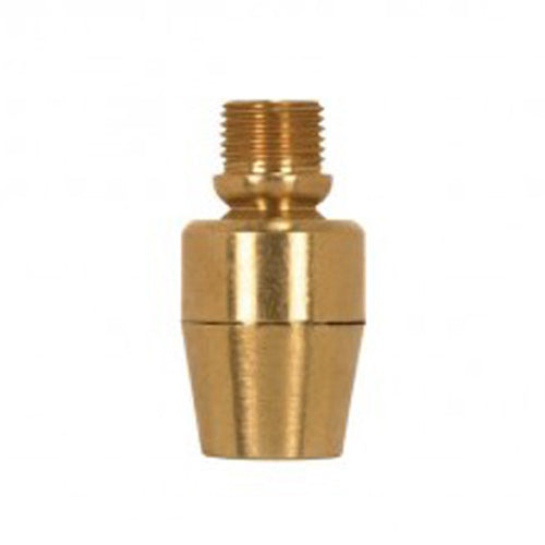 Satco 90-2330, Solid Brass Modern Swivel, 1/8 M x 1/8 F, 1-5/16" Height, Unfinished