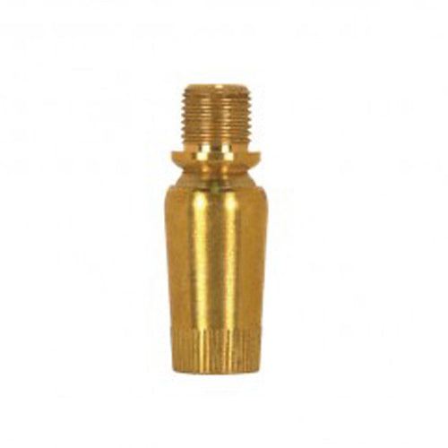 Satco 90-2331, Solid Brass Hang Straight Swivel With Stop, 1/8 M x 1/8 F, 1-1/2" Height, Unfinished