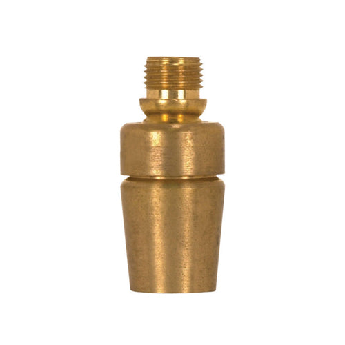 Satco 90-2333, Solid Brass Modern Long Swivel, 1/8 M x 1/8 F, 1-1/2" Height, Unfinished