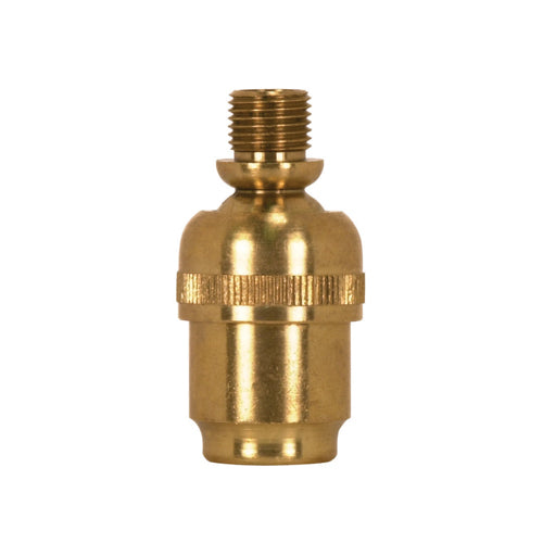 Satco 90-2335, Solid Brass Heavy Duty Swivel, 1/8 M x 1/8 F, 1-3/4" Height, Unfinished