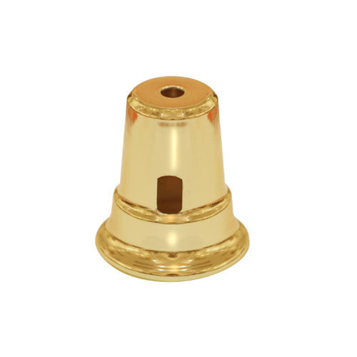 Satco 90-2353, Heavy Duty Cup For Swing Arm Lamps, Polished Brass Finish, 2-1/2" Height, 2-1/4" Diameter, 10 Packs