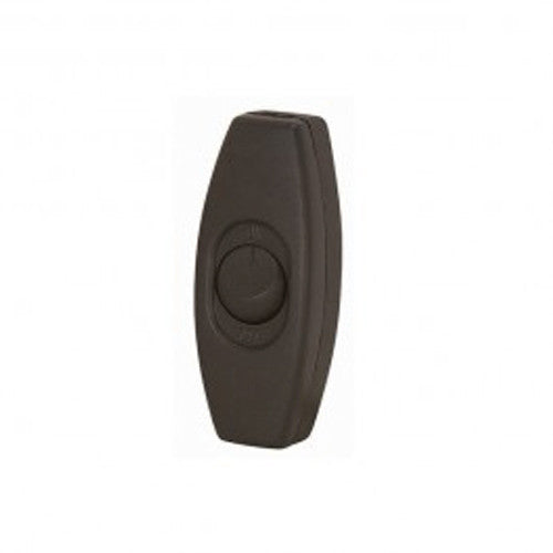 Satco 90-2368, Feed Thru Rocker Switch For 18/2 SPT-2, 3 Amp-120 Volt, Black Finish, 10 Packs