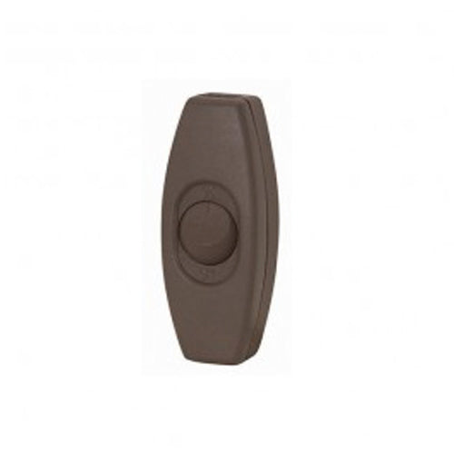 Satco 90-2370, Feed Thru Rocker Switch For 18/2 SPT-2, 3 Amp-120 Volt, Brown Finish, 10 Packs