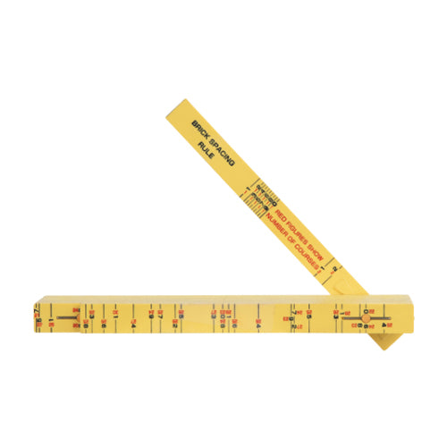 Klein Tools 91163B, Fiberglass Folding Ruler, Outside Reading, Brick Scale