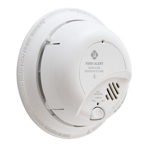 BRK 9120BA, 120VAC Hardwired Ionization Smoke Alarm with Battery Backup