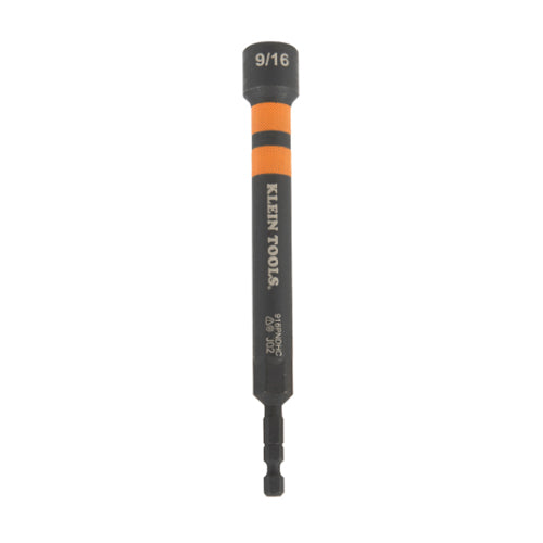 Klein Tools 916PNDHC, 9/16-Inch Hollow Magnetic Color-Coded Power Nut Driver