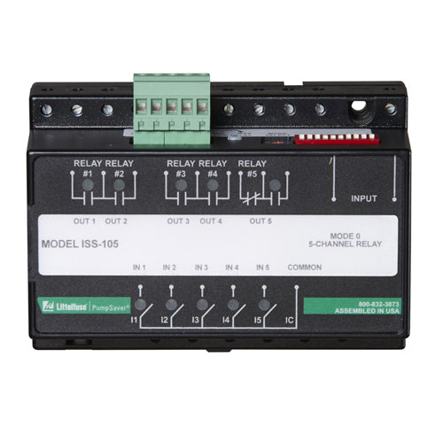 Littelfuse ISS-105-ISO-3, ISS-105 Series, Five-Channel Intrinsically Safe Switch, 120VAC, 3-Channel Intrinsically-Safe Only