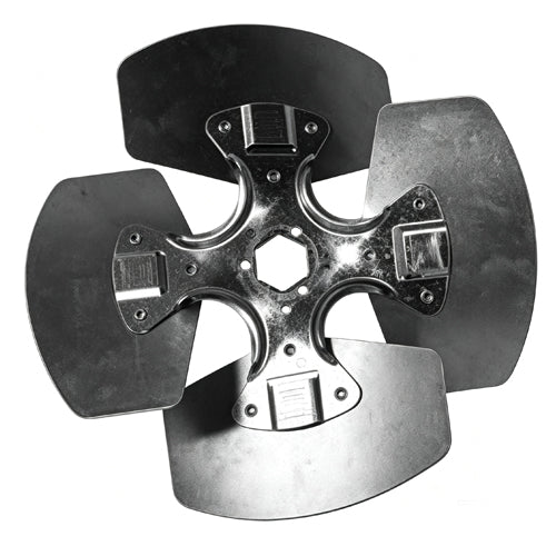 Rotom 93-6-4367, Metal Fan Blade, Free-Air Type, Interchangeable Hub, 4 Blades, CCW Rotation, 24'' Diameter, 27° Pitch, Rated to 1140 RPM