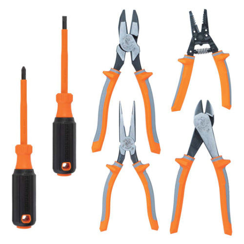 Klein Tools 9418R, 1000V Insulated Tool Set, 6-Piece