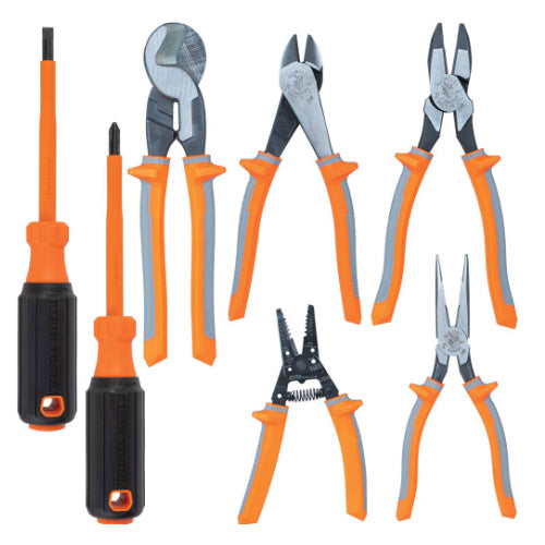 Klein Tools 9421R, 1000V Insulated Tool Set, 7-Piece