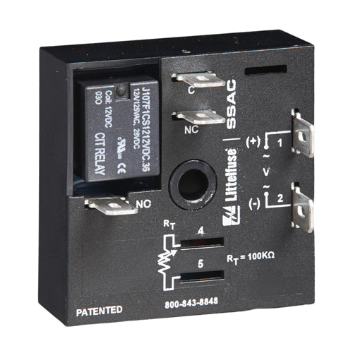 Littelfuse KRDI2160S, KRDI Series, 24VAC/DC, Interval Time Delay Relay SPDT (1 Form C) Fixed, 60 Sec Delay 10A @ 125VAC Chassis Mount