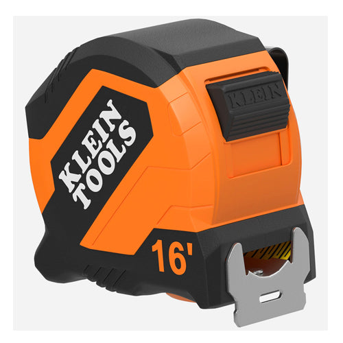 Klein Tools 9516, Tape Measure, 16-Foot Compact, Double-Hook