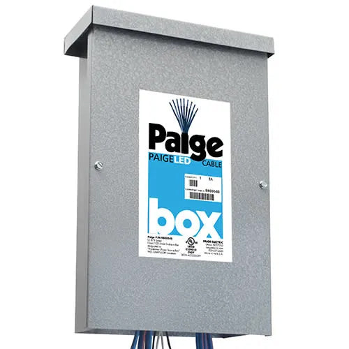 Paige 980054C, LED Wet & Dry Power Supply Box, SNAP2 Enclosure, Galvanized Steel