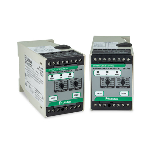 Littelfuse SE-704-0U, SE-704 Series, Earth-Leakage Monitor, Grounded Systems, 120/240VAC/DC