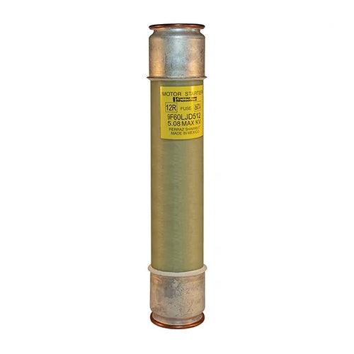 Mersen 9F60LJD512, Back-Up R-Rated Medium Voltage Fuse, Ferrule Mount, Motor Protection, 5080VAC, 12R, 1 Barrel, Indicating