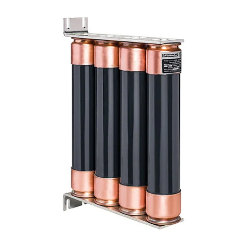 Mersen 9F62KCB900, Medium Voltage E-Rated General Purpose Bolt-On Mount Transformer Fuse, 5500VAC, 900A, 4 Barrels, Indicating