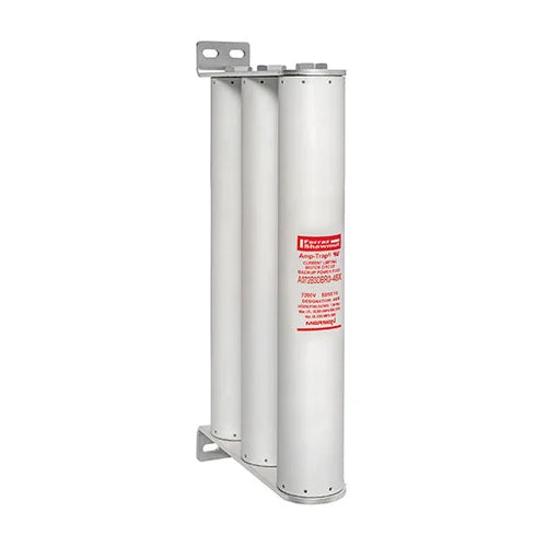 Mersen A072B3DBR0-57X, Back-Up R-Rated Medium Voltage Fuse, Bolt-On Mount, Motor Protection, 7200VAC, 57X, 3 Barrels