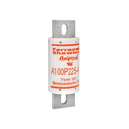 Mersen A100P225-4, Round Body High-Speed Fuse, 1000VAC, 225A, Bolted