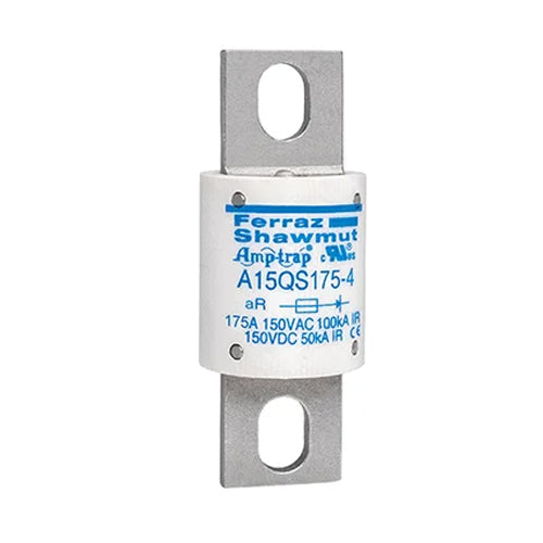 Mersen A15QS175-4, Semiconductor Protection Fuse, High-Speed, Fast Acting, 150VAC/DC, 175A, Blade