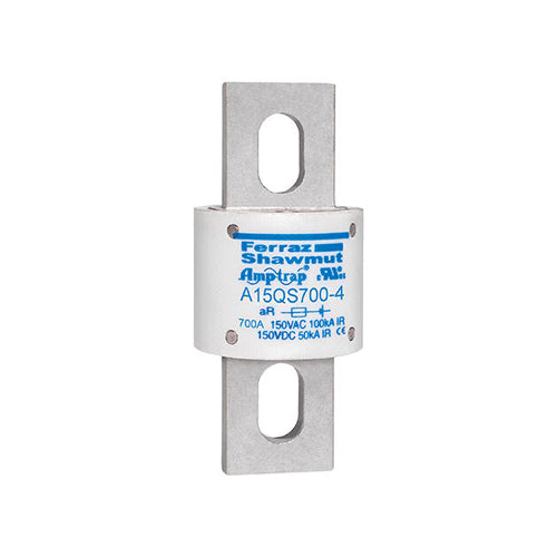 Mersen A15QS700-4, Semiconductor Protection Fuse, High-Speed, Fast Acting, 150VAC/DC, 700A, Blade