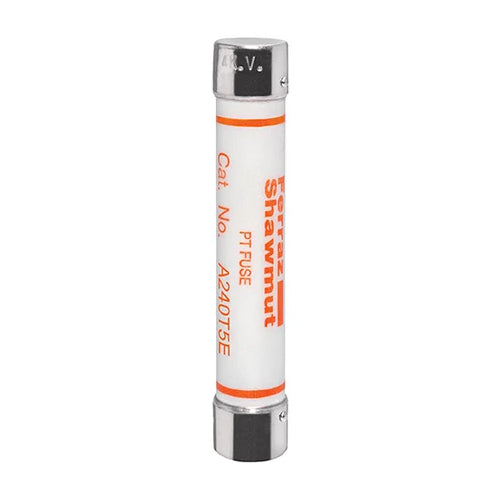 Mersen A240T5E, Medium Voltage Potential Transformer Fuse, 2400VAC, 5A, Ferrule Type, 4.00" (102 mm) Clip Centers