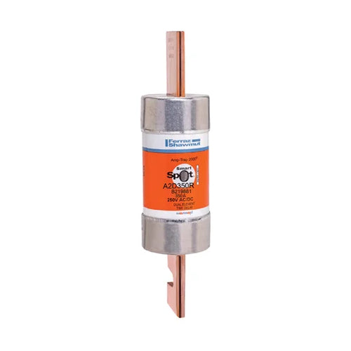 Mersen A2D350R, Class RK1 Time Delay Fuse, 250VAC/DC, 350A, Blade Type