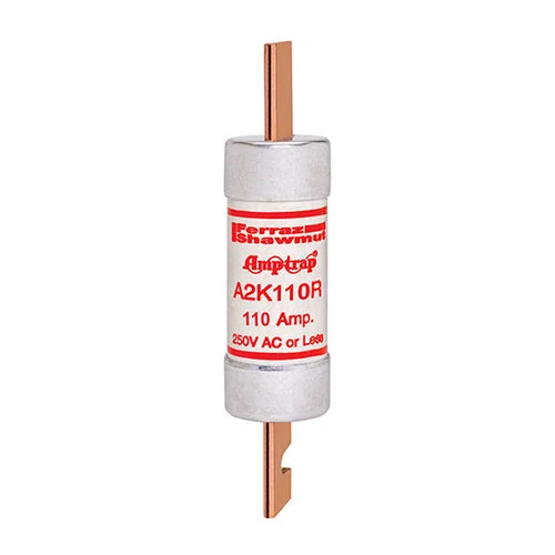 Mersen A2K110R, Class RK1 Fast-Acting Fuse, 250VAC/DC, 110A, Blade Type