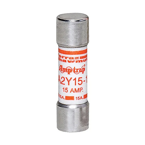 Mersen A2Y15-1, DC Special Fuse, 250VAC/500VDC, 15A, Type 1, Ferrule