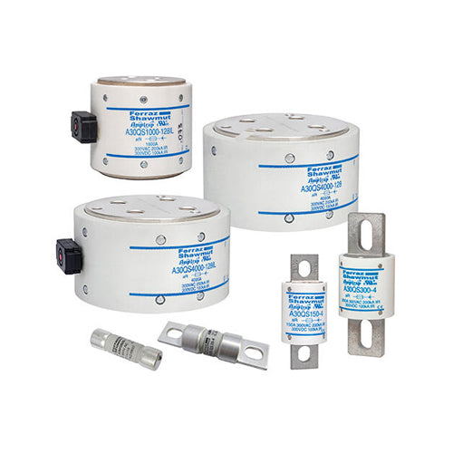 Mersen A30QS125-4IL, Semiconductor Protection Fuse, High-Speed, Fast Acting, 300VAC/DC, 125A, Blade, IL Indicator