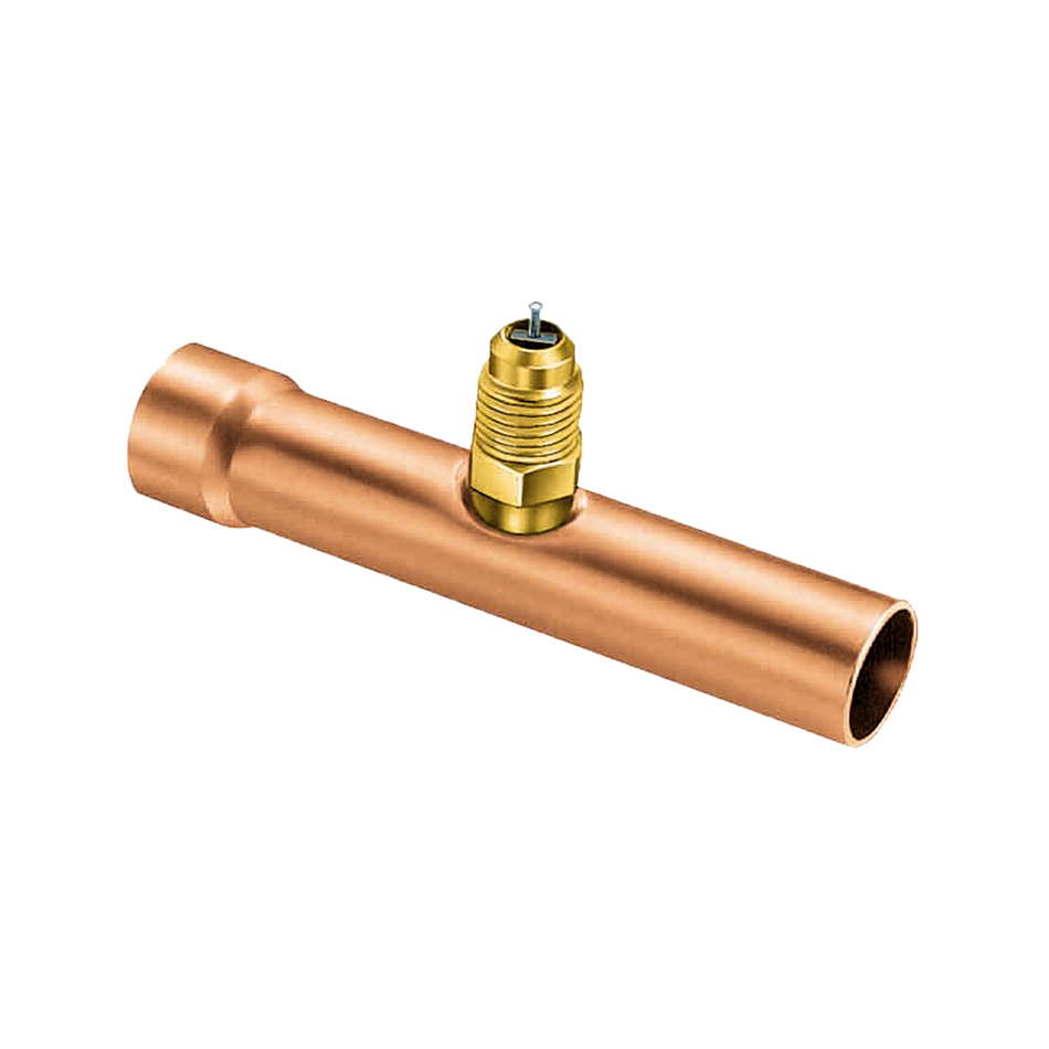 Alltemp 02-C31200, Copper Access Union, 3/8'' Outside Diameter, Overall Length 2-3/4'', 2 Packs