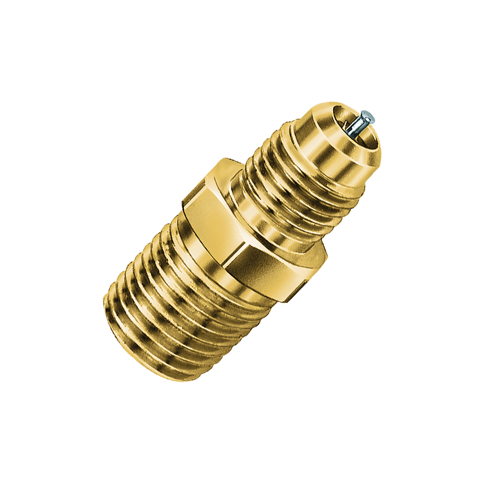 Alltemp 02-C31494, Male Pipe Thread Connection, 1/4'' Flare x 1/4'' MPT Elbow, Core Pre-Torqued to AHRI, 3 Packs